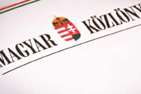 Friss módosítások a magyar közlönyben